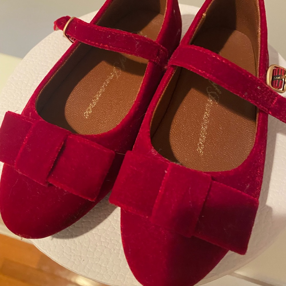 Age of Innocence Ellen shoe - red velvet